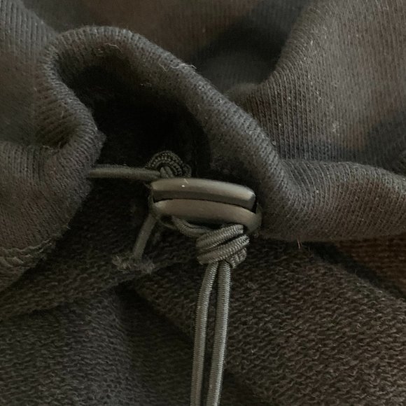 EUC Koko Super Women’s Black 1/2 Zip Pullover Cropped Sweatshirt Size M - Picture 7 of 13